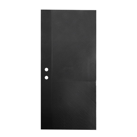 JERFIT 36 x 80 Antique Black Fiberglass Right Hand Inswing Entry Door Slab for Outdoor Garden Use