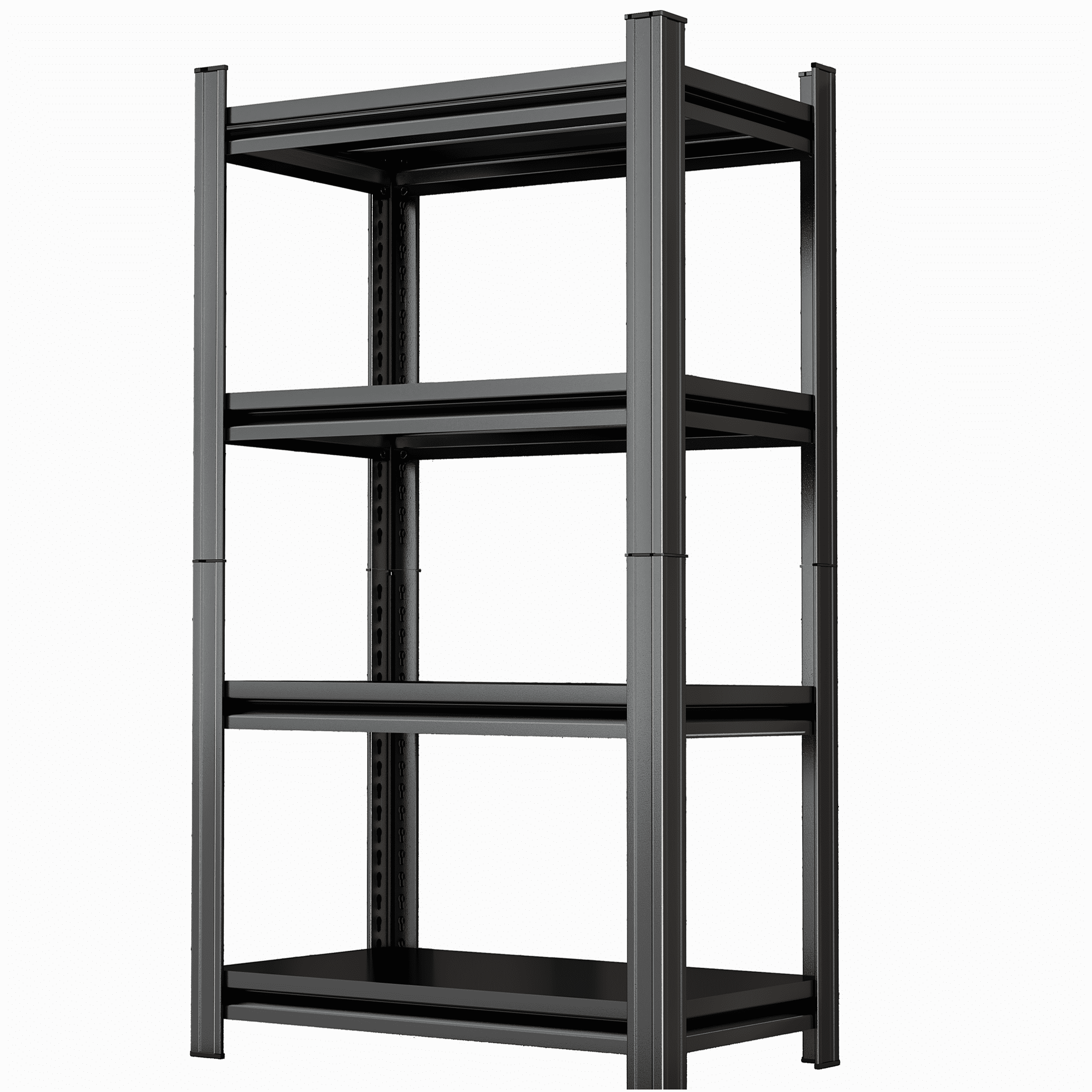 JERFIT 4-Tier Heavy Duty Garage Shelving Unit, 1200 lbs Capacity ...