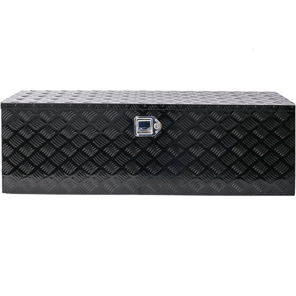 JERFIT 48" Heavy Duty Aluminum Truck Tool Box with Lock, Weatherproof Underbody Storage for Pickup, Trailer & RV