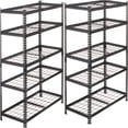 thumbnail image 1 of JERFIT 5-Tier Heavy Duty Storage Shelves Rack, 2250 lbs Capacity, Adjustable Steel Shelving Unit, Boltless Garage Shelves for Organizing, Black, 1 of 10