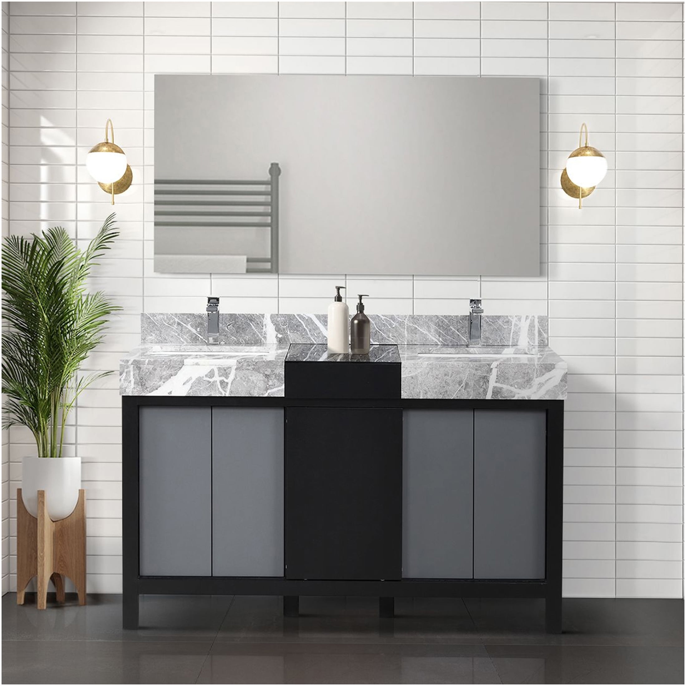 55 Inch Double Vanity
