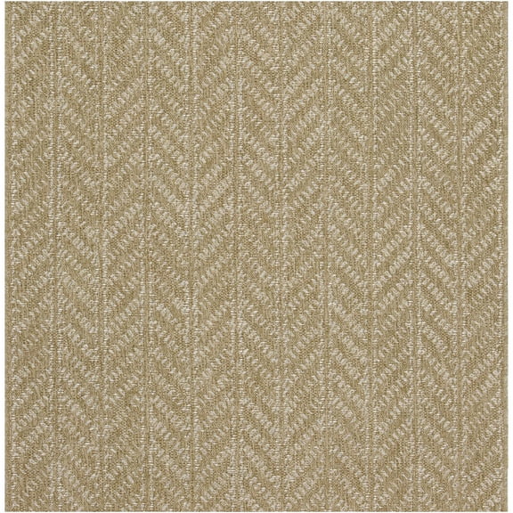 JERFIT 5x7 Indoor Outdoor Rug, Reversible Natural White Flatweave Area Rug for Patio Deck Poolside, Easy Clean Polypropylene