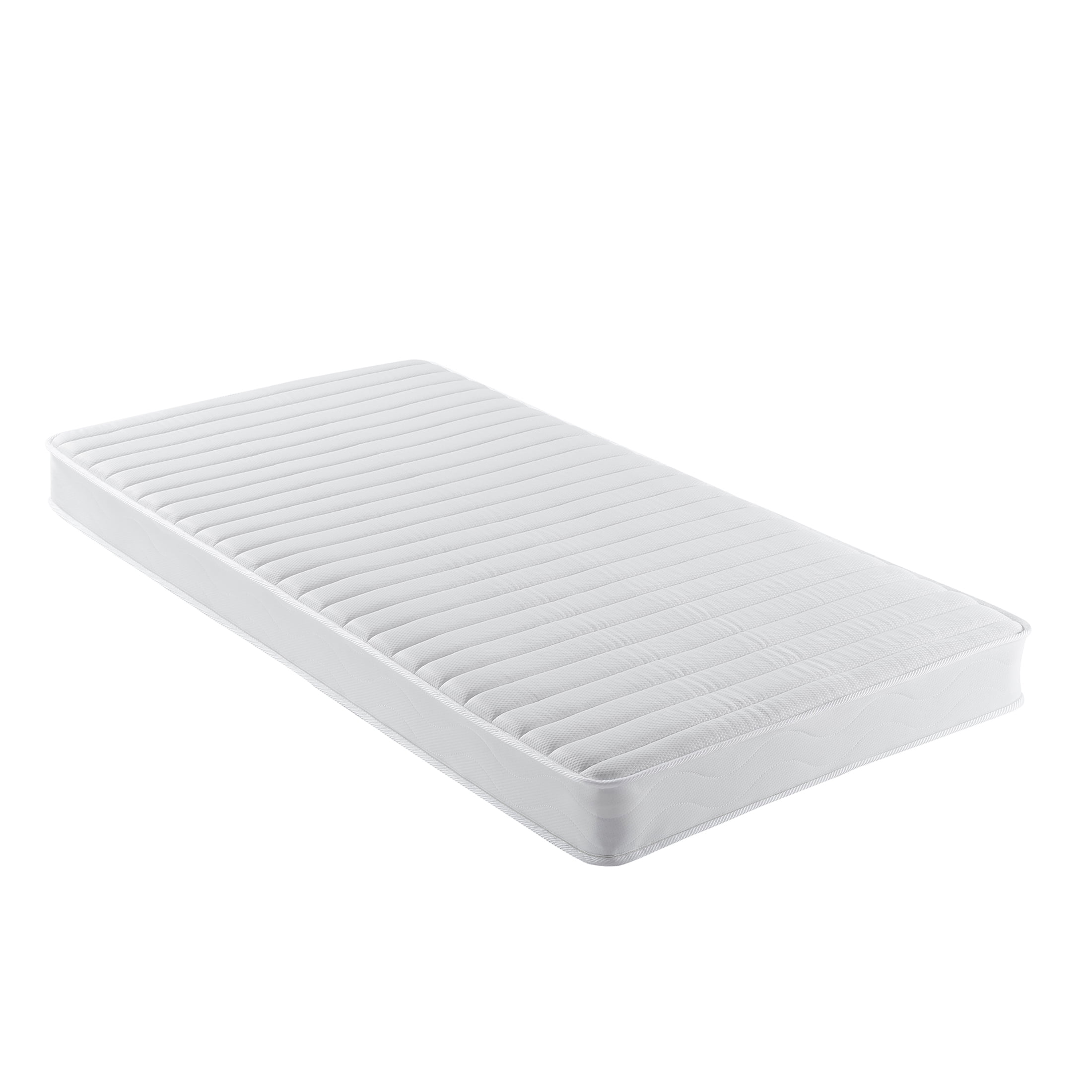 JERFIT 6 Inch Twin Mattress, Medium Firm Bonnell Spring Bed Mattress for Balanced Support & Comfort, White