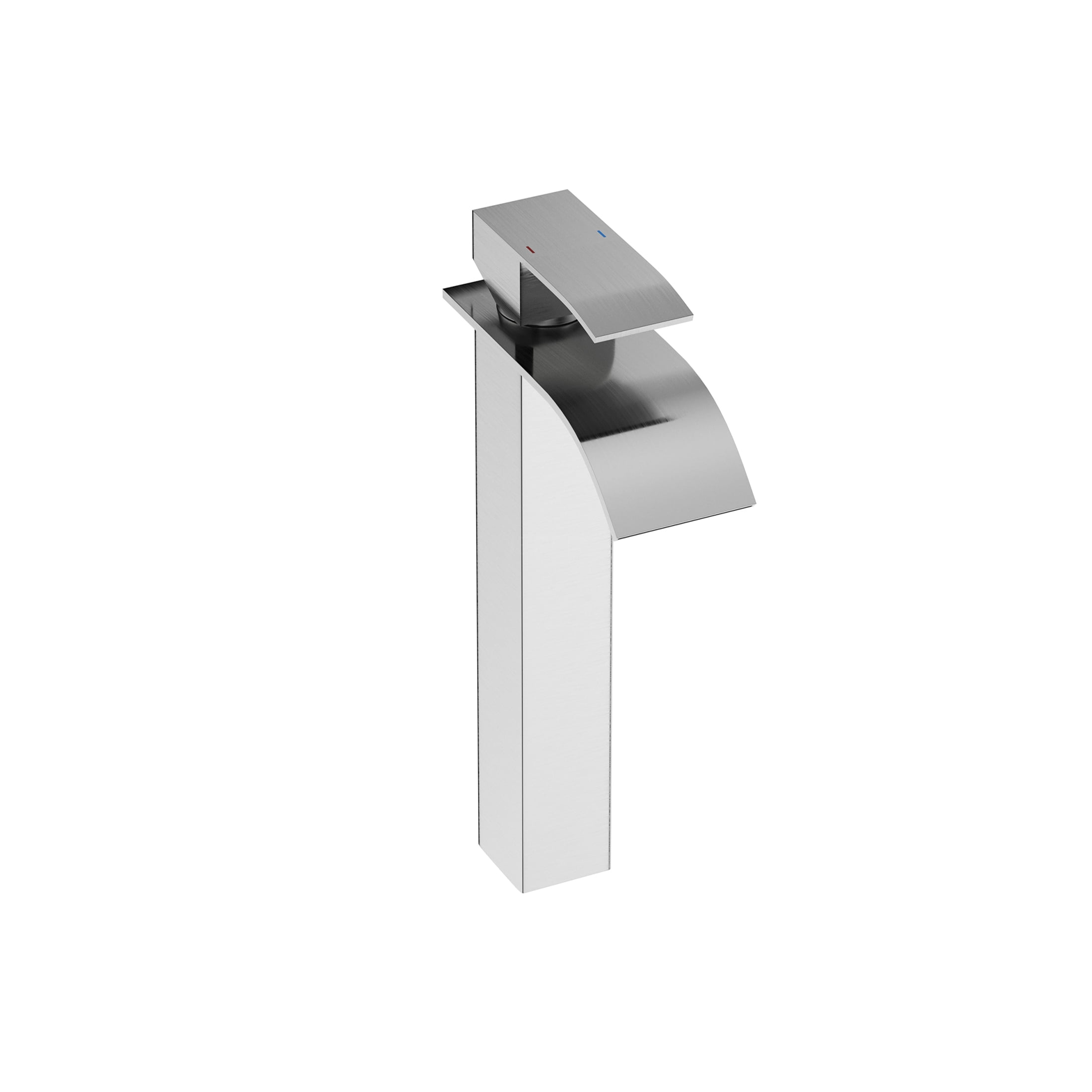 JERFIT 6-inch Single Handle Bathroom Sink Faucet with CUPC Certification, Brushed Nickel Finish for Modern Vanity