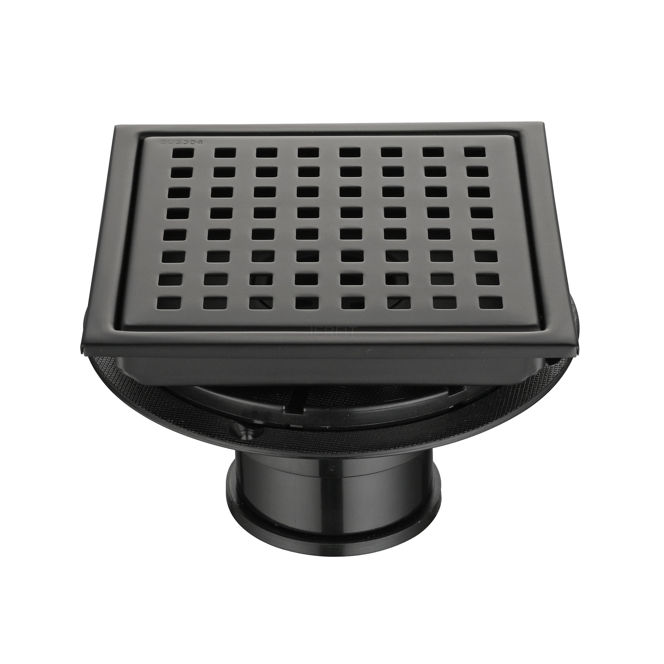 Designline 6" X 6" Square Tile-In Shower Drain Grate – Stainless Steel, Corrosion-Resistant, With Lifting Key