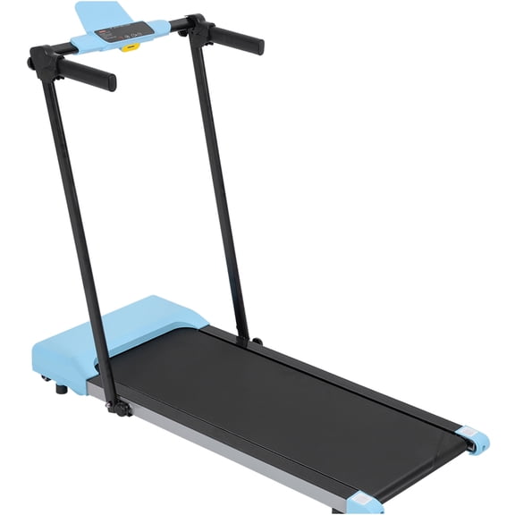 JERFIT 7.5 MPH Folding Treadmill for Home with LED Display, Blue Compact Electric Running Machine for Walking Jogging Cardio Workout