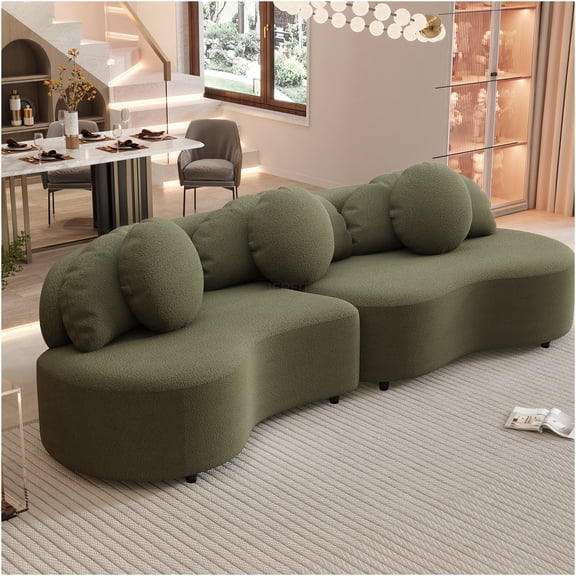 JERFIT 71" Modern Convertible Sofa Bed, 3-Position Adjustable Backrest, Velvet Upholstery, Space Saving Sleeper for Small Spaces, Living Room, Apartment, Office - Black