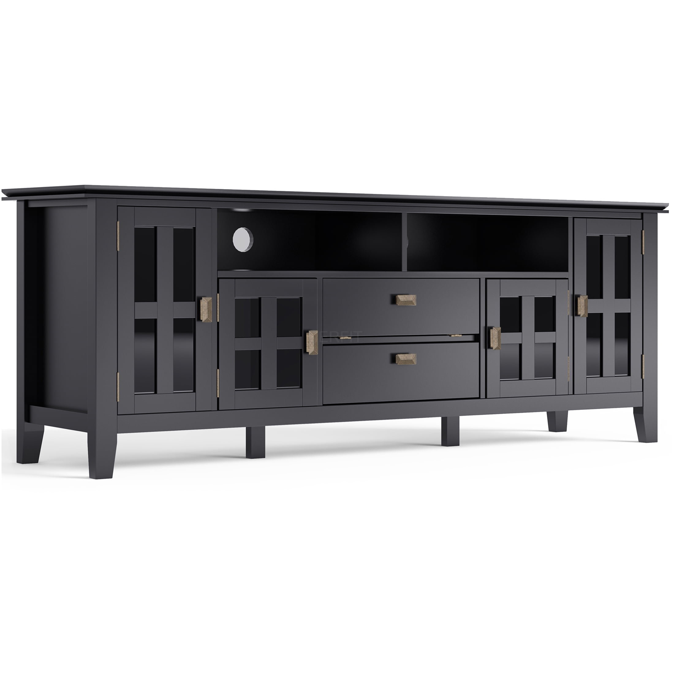 Black Wood Media Console