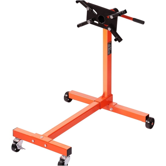 JERFIT 750 lbs Heavy Duty Rotating Engine Stand with 4 Adjustable Arms, 360 Swivel Head & Locking Casters for Auto Repair