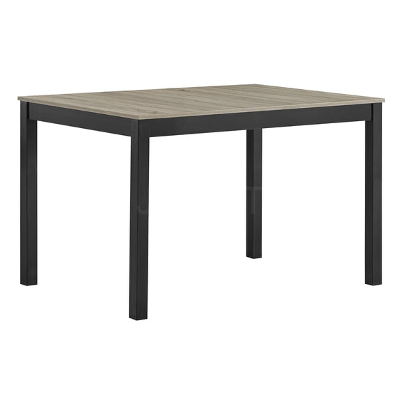JERFIT 8-Seater Modern Farmhouse Dining Table with Two-Tone Wood Finish for Dining Room