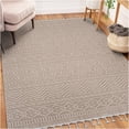 thumbnail image 1 of JERFIT 8x10 Geometric Area Rug, Mocha Indoor Outdoor Rug, Stain Resistant Low Pile Non-Shedding Carpet for Living Room Bedroom, 1 of 7