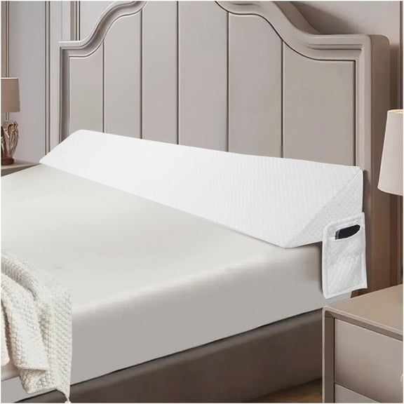 JERFIT Adjustable Loft Cotton Pillow for Neck Pain, Breathable & Hypoallergenic, Diamond Weave, White