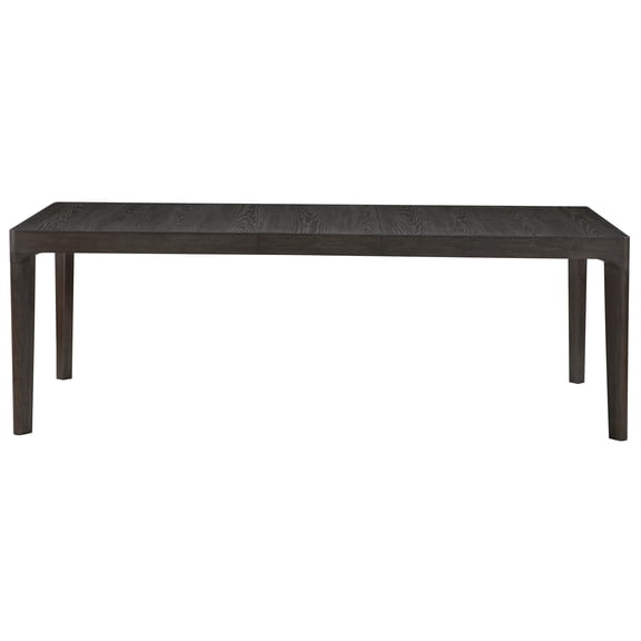 JERFIT Black Rectangular Extendable Wood Dining Table, Seats 8, 40 x 72-90 Inch Adjustable Length for Dining Room