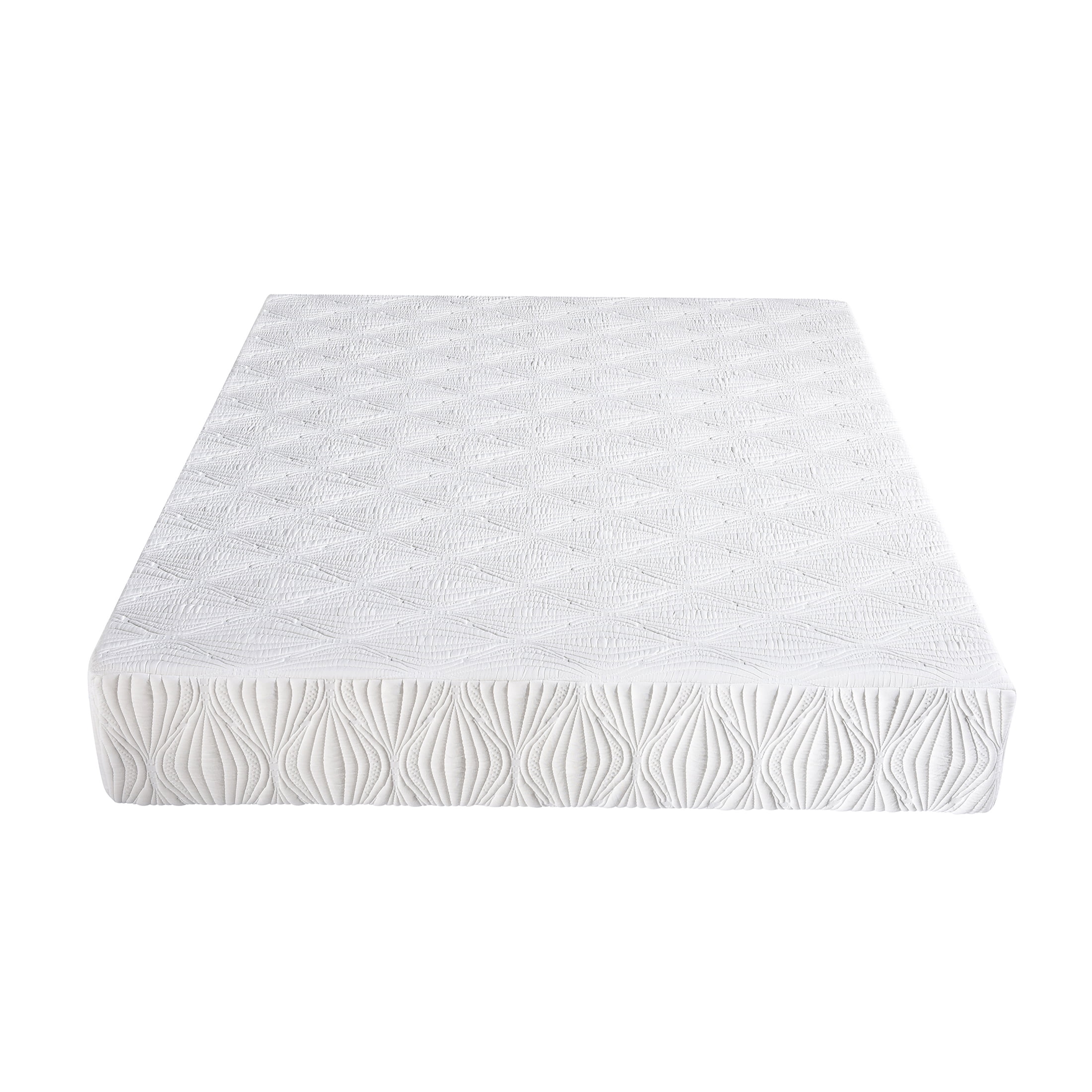 JERFIT California King Mattress, 8 Inch Extra Firm Gel Memory Foam Mattress in a Box for Cool Sleep, High Density Support, White