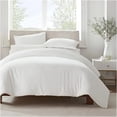thumbnail image 1 of JERFIT Cotton Duvet Cover White Twin Size - Soft Breathable Bedding Set with Zipper Closure, Wrinkle & Fade Resistant, Easy Care, 1 of 5