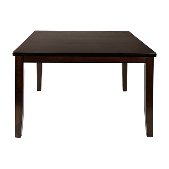 JERFIT Counter Height Dining Table with Extension Leaf, Transitional Cherry Finish Wood Table for Kitchen, Breakfast Nook