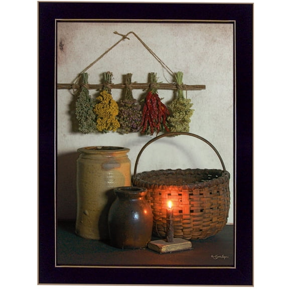 JERFIT Dried Flower Framed Print Wall Art, 12x16 Inch Multicolor Floral Picture, Ready to Hang Paper Poster for Living Room Bedroom Decor