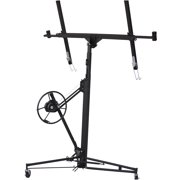 JERFIT Drywall Lift Hoist 150 lbs Capacity, 13 ft Max Height, Tool-Free Assembly & Folding, All Steel Construction for Ceiling and Wall Panel Installation