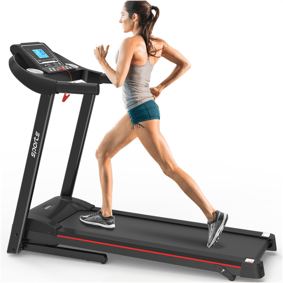 JERFIT Foldable Electric Treadmill with Incline, 2.5HP Motor, 5" LCD Display, Bluetooth, App Control, Compact for Home Cardio Workout, 250LB Capacity
