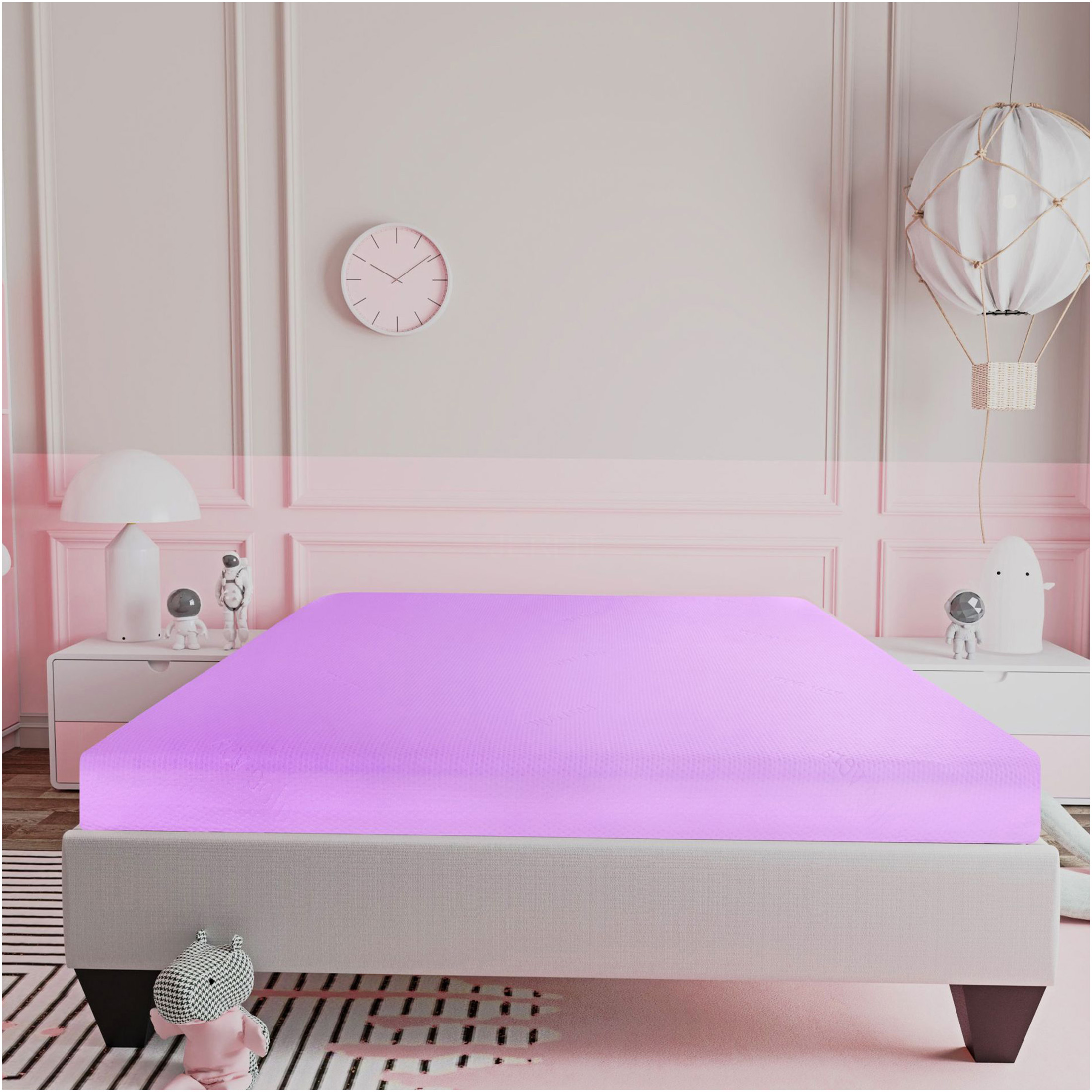 JERFIT Full Size 6 Inch Firm Gel Memory Foam Mattress, CertiPUR-US Certified, Cooling Aloe Vera Cover, Bed-in-a-Box, Pressure Relief Support
