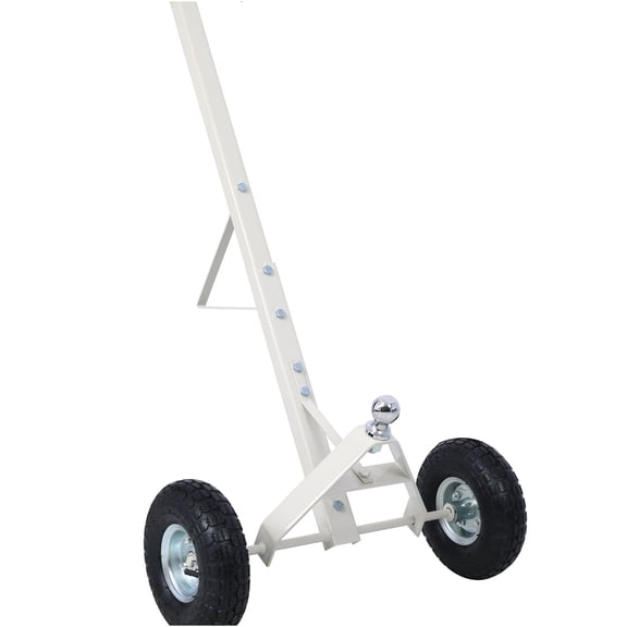 JERFIT Heavy Duty Trailer Dolly Mover with 10" Pneumatic Tires, 600 lbs Tongue Weight Capacity for Utility, Boat & Jet Ski Trailers, Easy Maneuvering in Tight Spaces