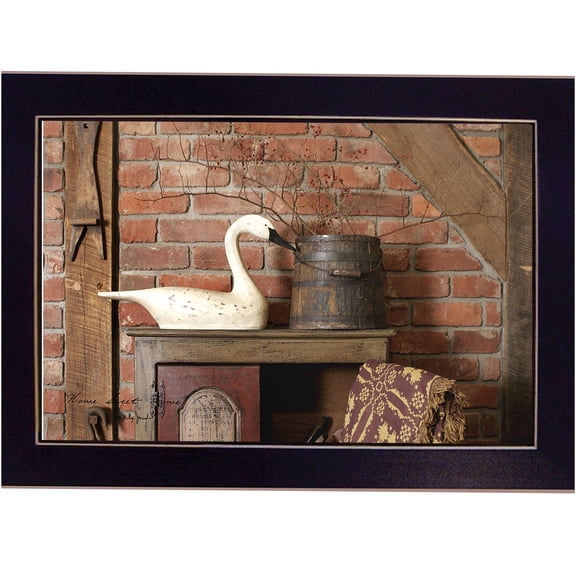 JERFIT "Home Sweet Home" Framed Wall Art Print, Multicolor Modern Picture for Living Room Decor, Ready to Hang, Black Frame