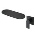 thumbnail image 1 of JERFIT Matte Black Wall Mount Waterfall Bathroom Sink Faucet, Single Handle Modern Tub Filler with Rough in Valve, High Flow Deck Mount Faucet for Vanity, 1 of 10