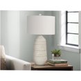 thumbnail image 1 of JERFIT Modern Ceramic Table Lamp with Fabric Shade, 3-Way Touch Control, Cream Accent Light for Bedroom Living Room Office Decor, 1 of 7