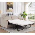 thumbnail image 1 of JERFIT Modern Corduroy Sleeper Sofa Bed, Multi-Functional Pull Out Futon Couch for Living Room, Comfortable Convertible Sofa Bed, Brown, 1 of 10