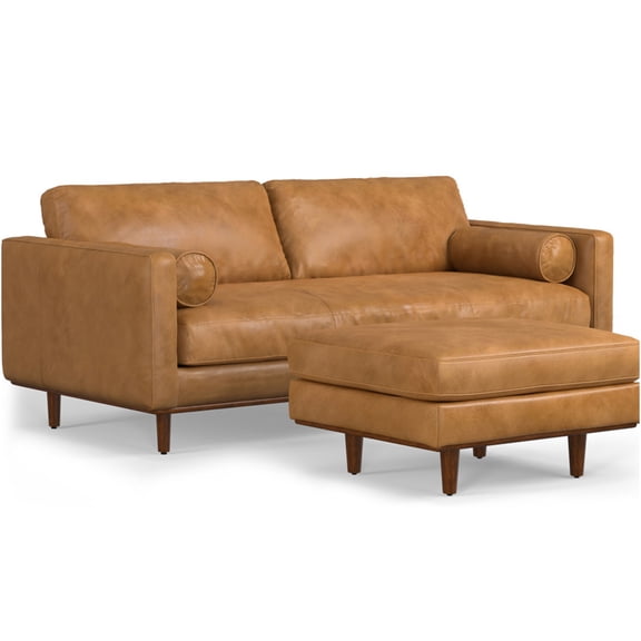 JERFIT Modular Sectional Sofa 3 Seater with Pillows, Camel Corduroy Convertible Couch for Living Room, Removable Washable Cover, Deep Seating Comfort Cloud Sofa