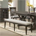 thumbnail image 1 of JERFIT Nailhead Trim Upholstered Dining Bench, 1 of 6