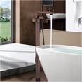 thumbnail image 1 of JERFIT Oil Rubbed Bronze Freestanding Tub Filler with Hand Shower, 3.9 GPM Modern Bathroom Faucet for Bathtub, 1 of 7