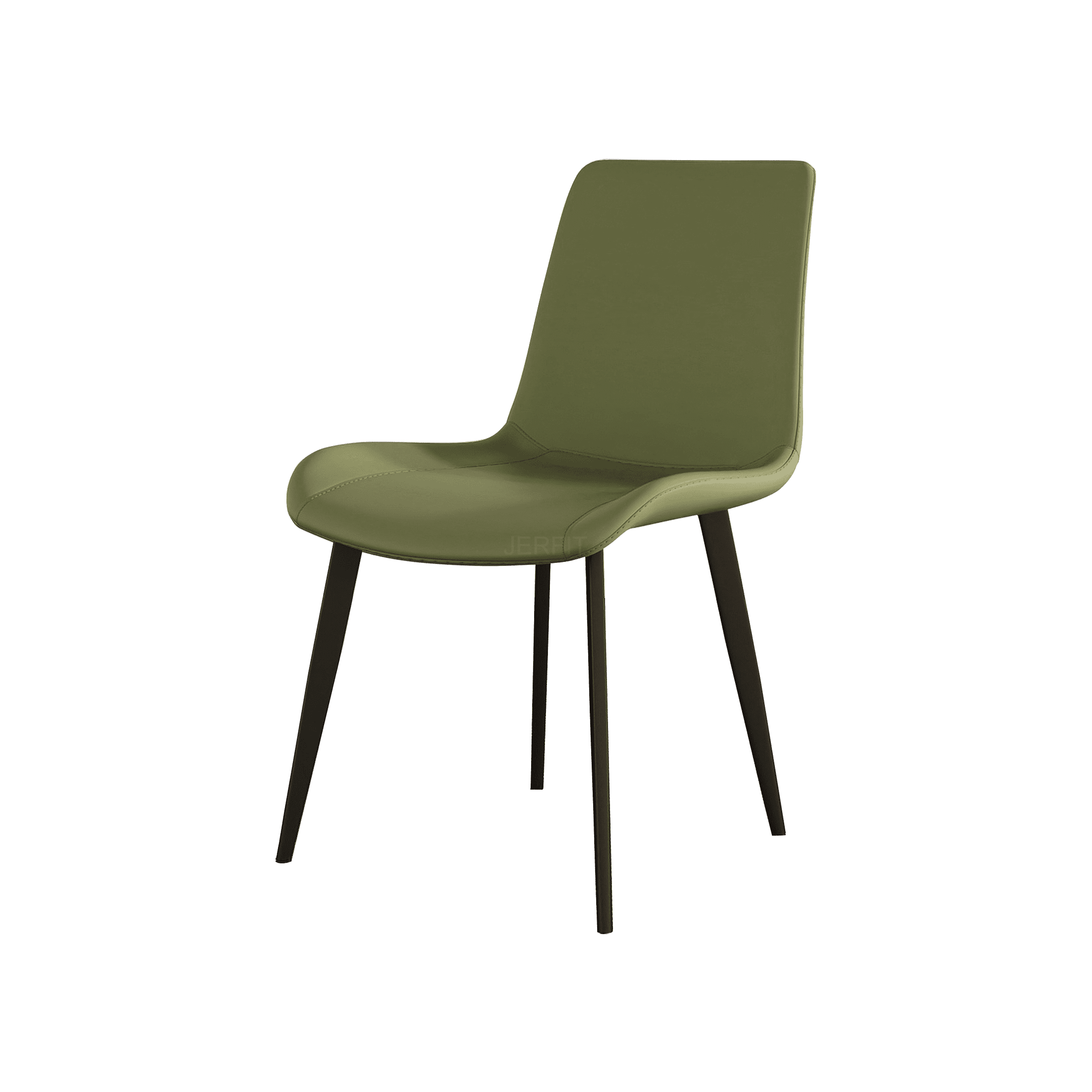 JERFIT Olive Green Dining Chairs Set of 4, Modern Upholstered Faux — free download