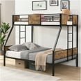 thumbnail image 1 of JERFIT Over FULL Metal Bunk Bed with 2 - Side Ladder and Full-Length Guardrail No Box Spring, 1 of 10