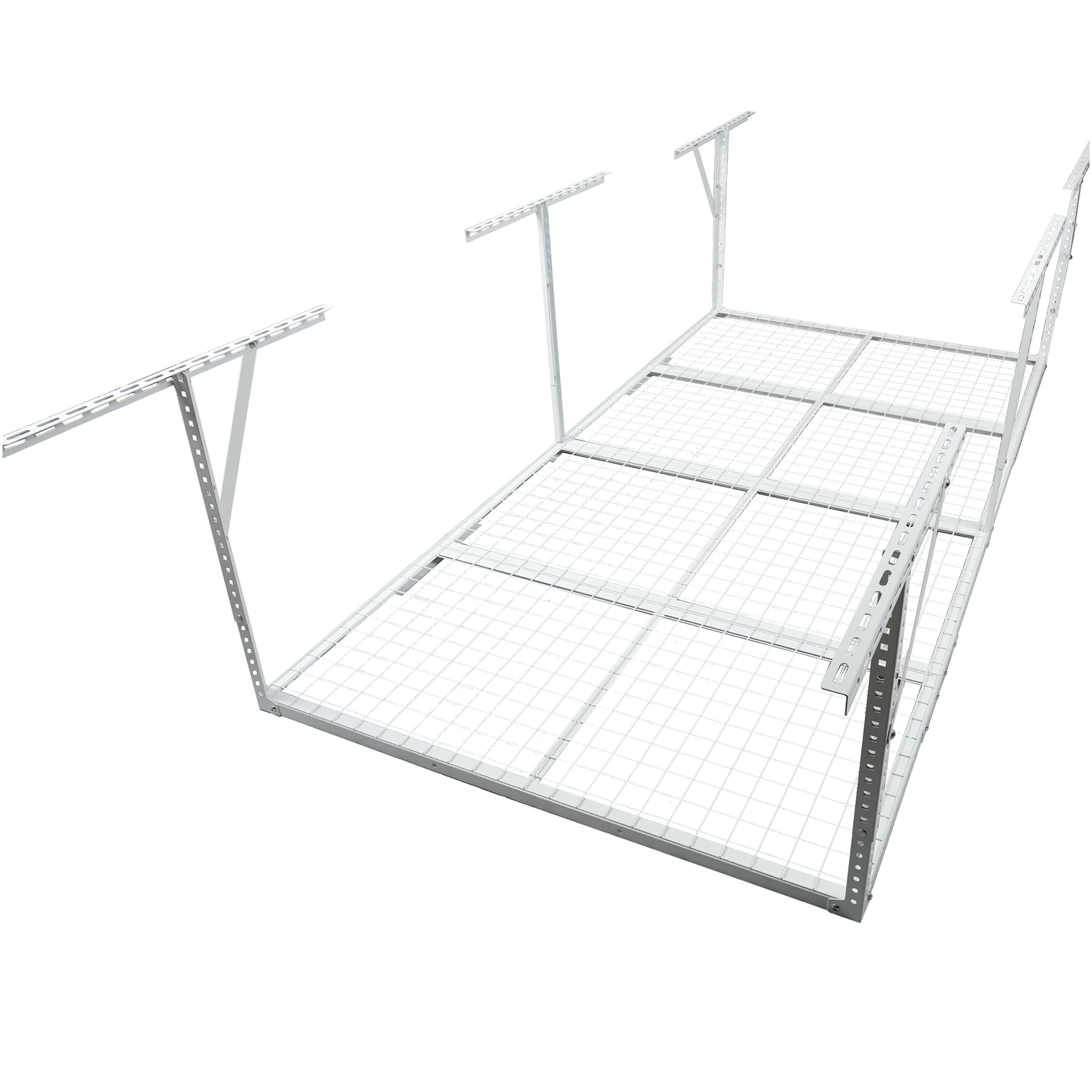 JERFIT Overhead Garage Storage Rack 4x8 FT, Heavy-Duty Steel Ceiling ...