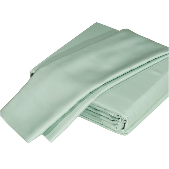 JERFIT Queen Tencel Sheet Set 4PC - 100% Lyocell Eucalyptus Bed Sheets, Silky Soft, Cooling, Moisture Wicking, OEKO-TEX Certified, Light Green