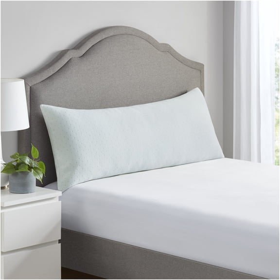 JERFIT Shredded Memory Foam Pillow Queen Size, Cooling Gel & Bamboo Cover, Adjustable Support, Machine Washable, CertiPUR-US & OEKO-TEX Certified Ivory