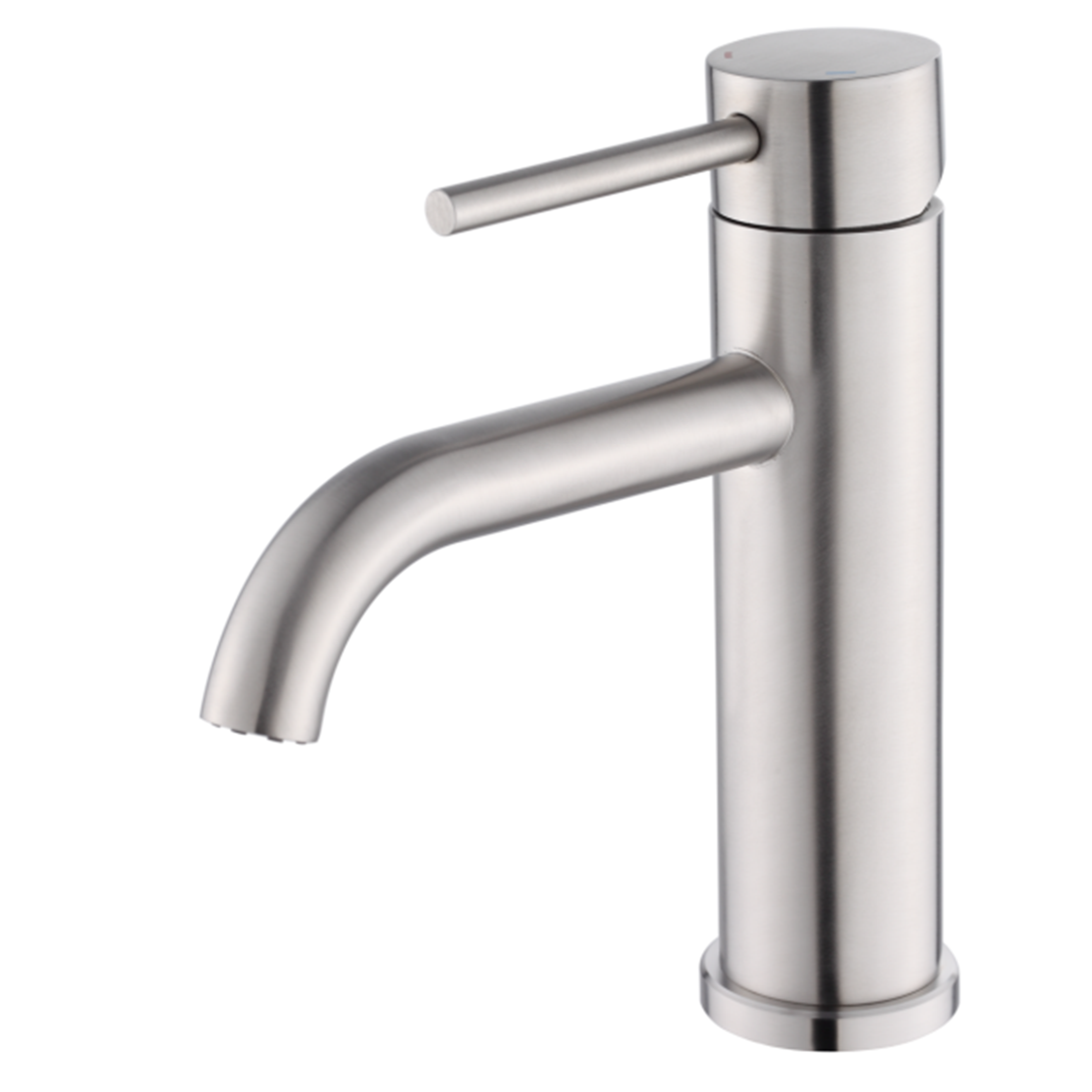 JERFIT Single Handle Bathroom Sink Faucet, Brushed Nickel, 1-Hole Vessel Vanity Lavatory Faucet with WaterSense Certified Ceramic Cartridge, Anti-Corrosion Stainless Steel