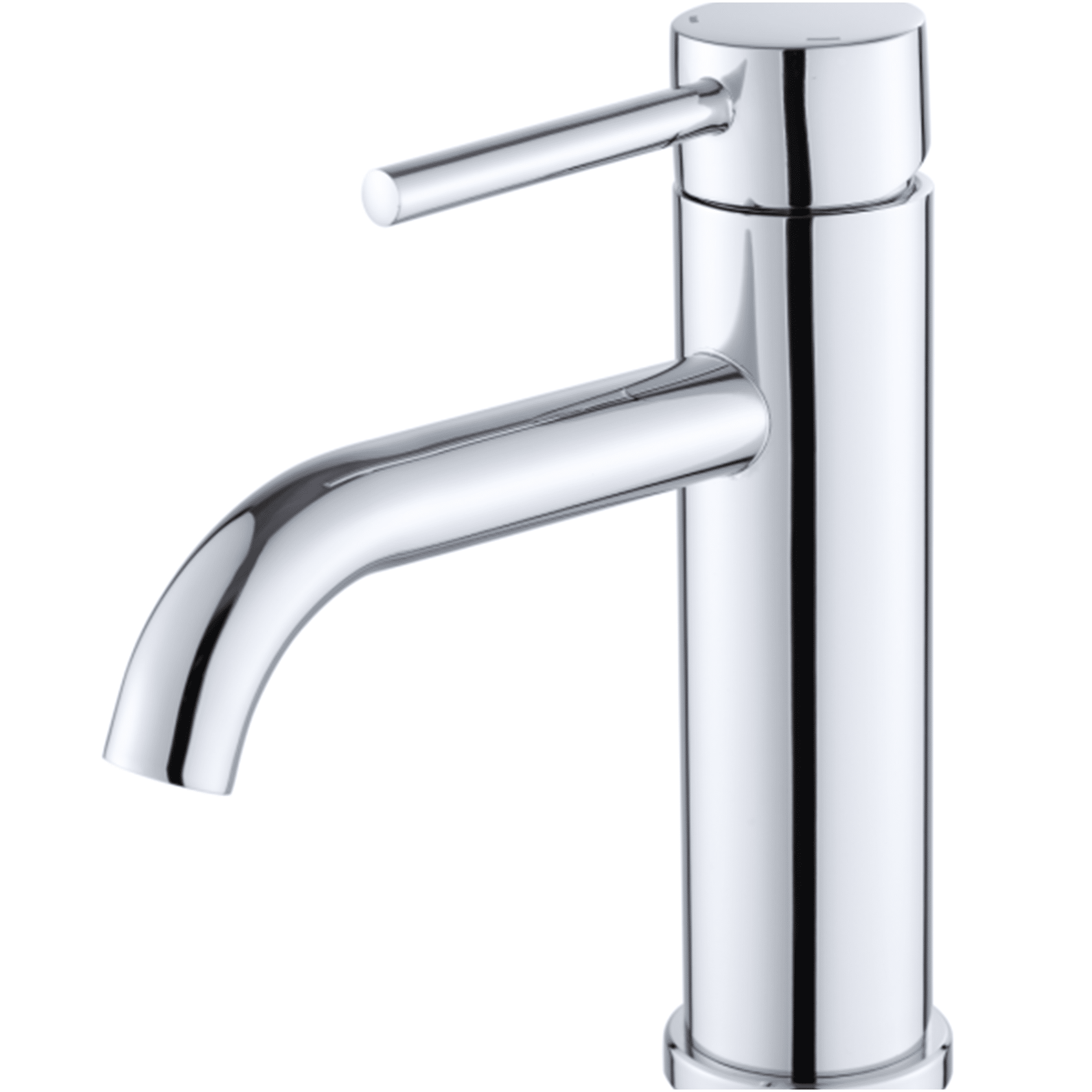 JERFIT Single Handle Bathroom Sink Faucet, Brushed Nickel Finish, 1-Hole Modern Vanity Faucet, Anti-Corrosion Stainless Steel Construction, Includes Supply Lines