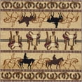 thumbnail image 1 of JERFIT Southwestern Area Rug 7x10 Feet, Beige Western Cowboy Pattern Polypropylene Rug for High Traffic Living Room, Bedroom, 1 of 6