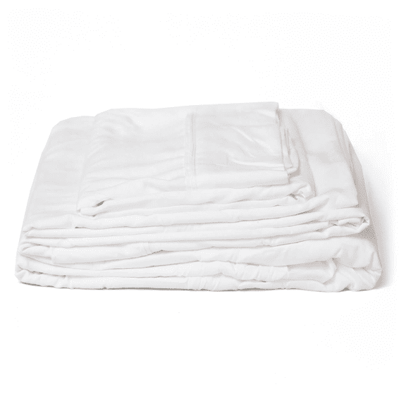 JERFIT Split King Sheet Set 6-Piece, Ultra-Soft Brushed Microfiber Bed Sheets, Deep Pocket 14 Inch, Wrinkle Free, Hypoallergenic, White