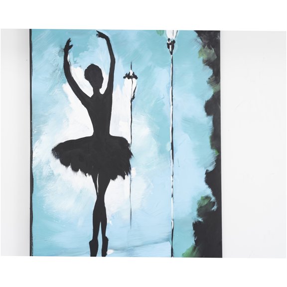 JERFIT Turquoise Abstract Wall Art Canvas Painting, 47x27 Inch Large Modern Handmade Textured Artwork for Living Room Bedroom Decor