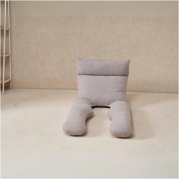 JERFIT U-Shape Full Body Recliner Chair with Adjustable Headrest and Lumbar Support for Living Room, Bedroom, Office - Gray