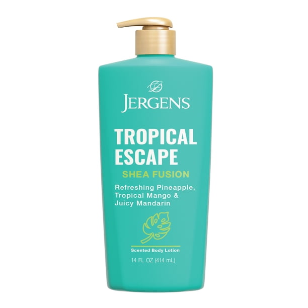 Jergens Shea Fusion Tropical Escape Scented Body Lotion with Shea