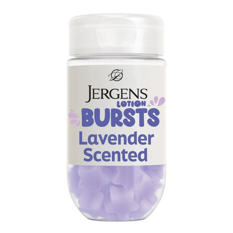 Jergens Lavender Lotion Bursts, Squishy Star-Shaped Moisturizer
