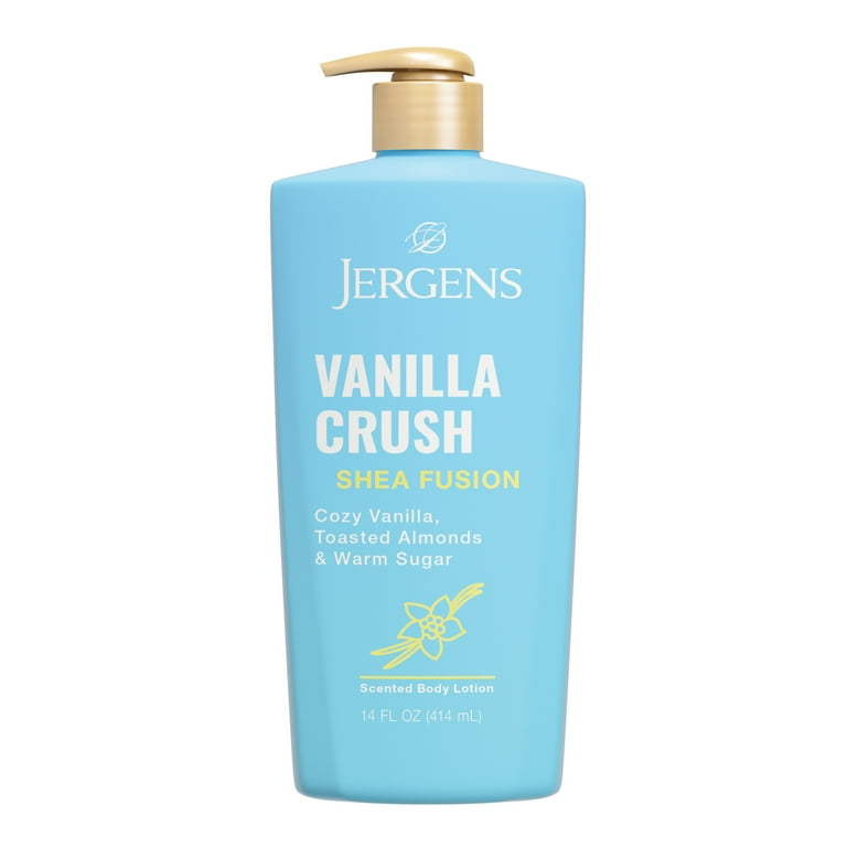 Jergens Shea Fusion Vanilla Crush Scented Body Lotion, Moisturizer