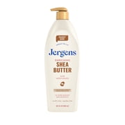 Jergens Shea Butter Hand and Body Lotion, Dry Skin Moisturizer, Dermatologist Tested, 28.2 fl oz