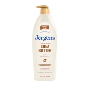 Jergens Shea Butter Hand and Body Lotion, Dry Skin Moisturizer, Dermatologist Tested, 28.2 fl oz