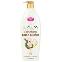 Jergens Shea Butter Hand and Body Lotion, Dry Skin Moisturizer, Dermatologist Tested, 28.2 fl oz