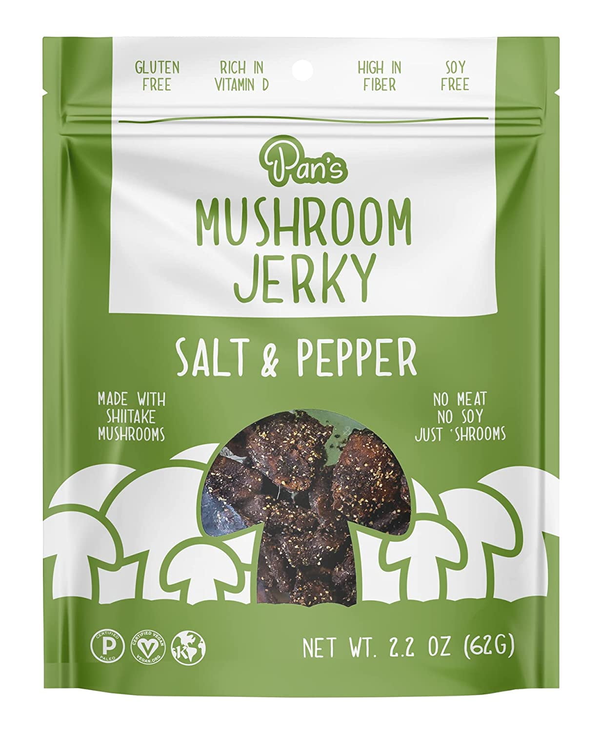JERKY MUSHRM SALT PEPPER Pack of 6